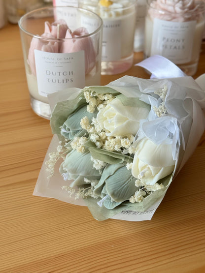 Scented Candle Bouquet Tulips