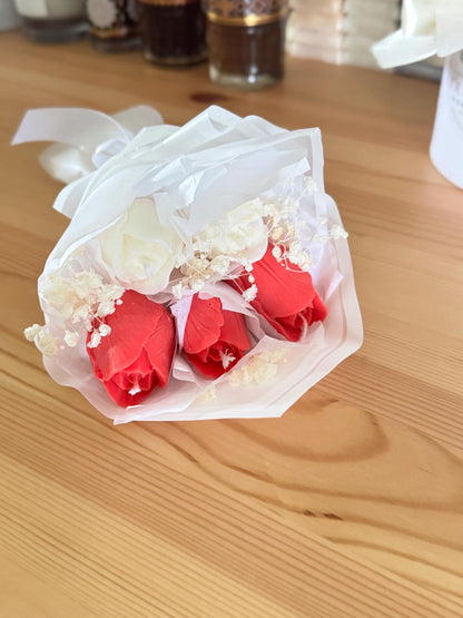 Scented Candle Bouquet Tulips