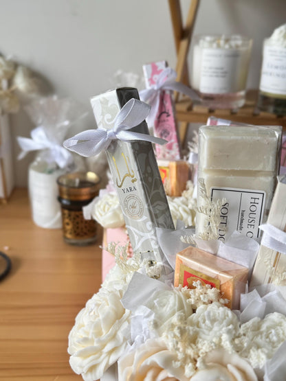 Bouquet Candle with Items