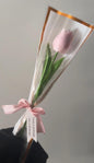Tulip candle on stem