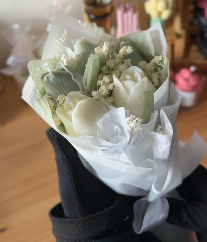 Scented Candle Bouquet Tulips